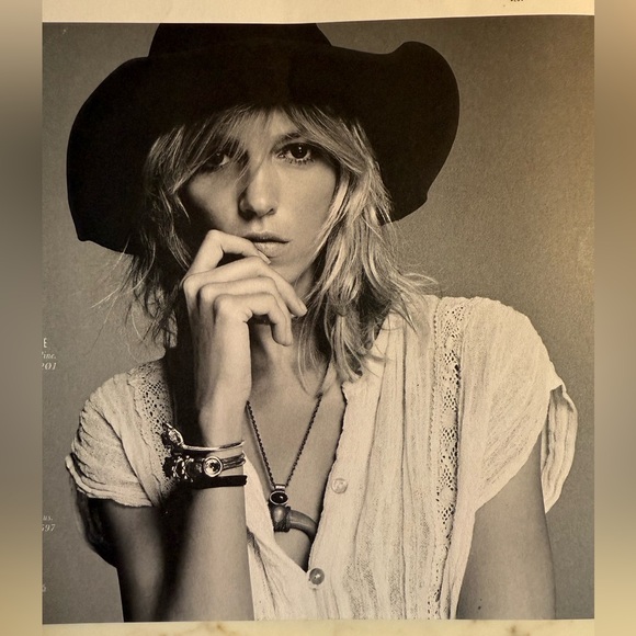 RARE Jens Pirate Booty + Free People lace inroads maxi button down dress sz M/L - Picture 3 of 15